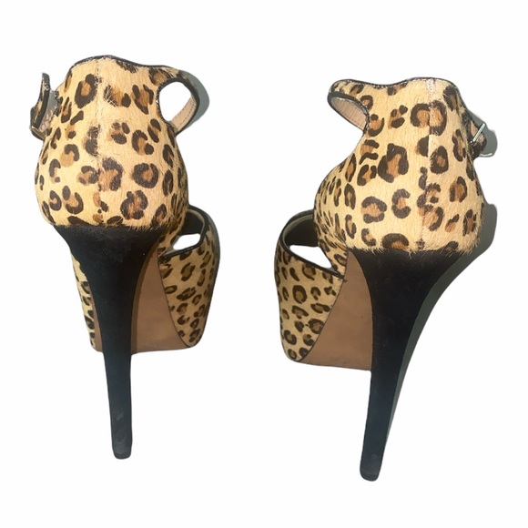 BETSEY JOHNSON Leanah Leopard Platform Pump heels size 6 - Picture 11 of 13